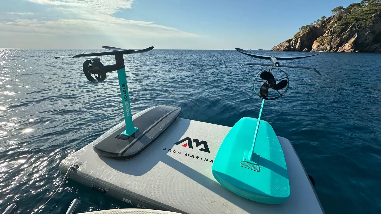 Sesión de e-foil en la Costa Brava – salida en barco privado desde Llafranc a una cala tranquila